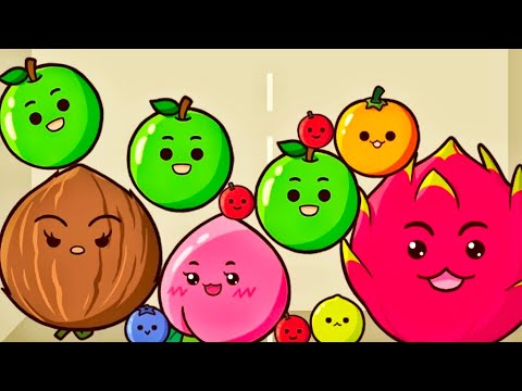 LET'S PLAY FRUIT MERGE || RELAXING || SATISFYING  GAME #satisfying #trending  #game