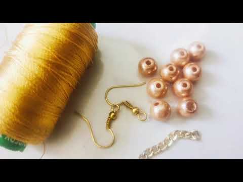 HOW TO MAKE PEARL CLUSTERS EARRINGS AT HOME//DIY//HANDMADE JEWELLERY//HOORIYA STYLE..