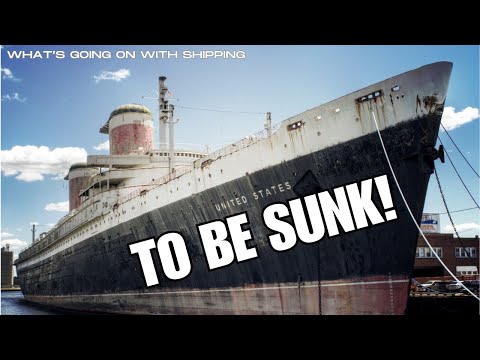 SS United States - Fastest Cruise Liner and Flagship of US Merchant Marine - To Be Sunk!