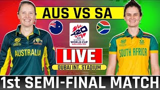 AUS W vs SA W 1st Semi Final, WT20 World Cup 2024