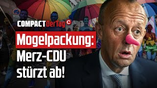 Mogelpackung: Merz-CDU stürzt ab💥