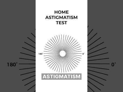 Home Astigmatism Test (Astigmatism Dial)