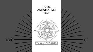 Home Astigmatism Test (Astigmatism Dial)