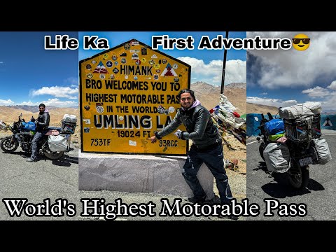 Life Ka First Adventure | World's Highest Motorable Pass | Umlinga Pass | ABZ Vlogs