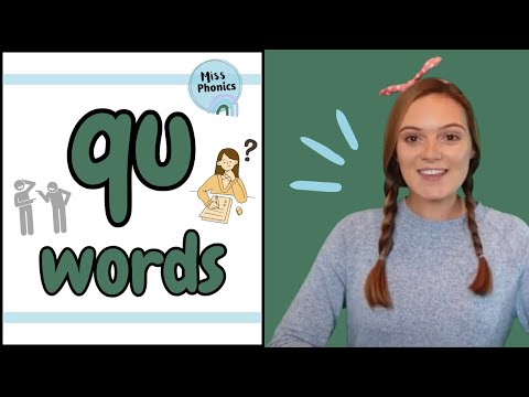 Learn to Blend 'qu' Words with Miss Phonics | Phonics Reading Practice for Kids | British Teacher