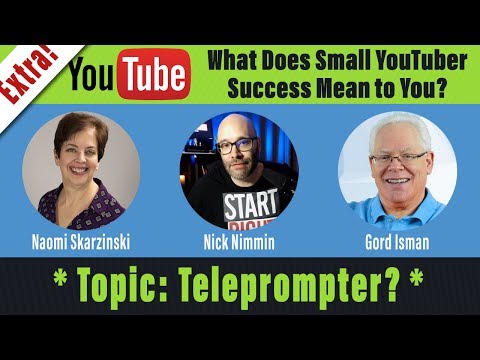 YouTube Tips for Beginners – Teleprompter