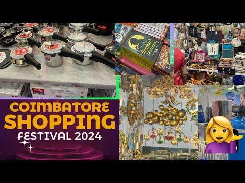 ‼️Coimbatore coddisia Shopping Festival 2024 👗🌿💄👘