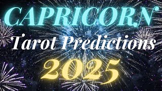 CAPRICORN 2025 Tarot and Oracle Year Ahead Predictions💫❤️💰🌎