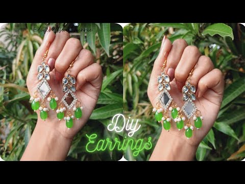 How to make Earrings | Full Tutorial | Earrings making | Diy Crafts with Minnie