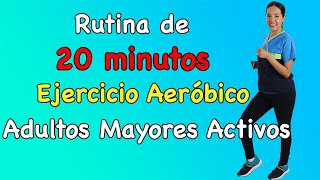 Rutina de 20 minutos de Ejercicio AERÓBICO para Adultos Mayores ACTIVOS | Mariana Quevedo