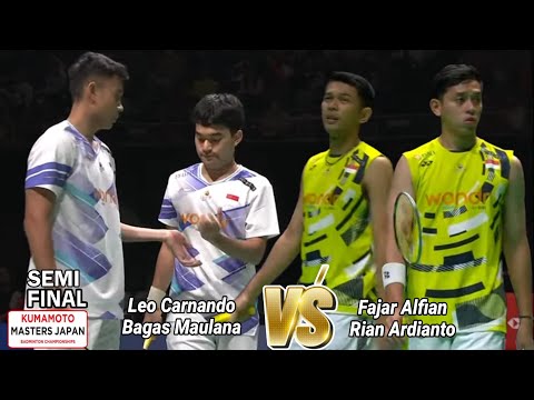 Leo Rolly/Bagas Maulana vs Fajar Alfian/Rian Ardianto || SF Kumamoto Masters 2024