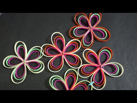 Easy Bag Wire Flower Wall Hanging # DIY Easy Tutorial