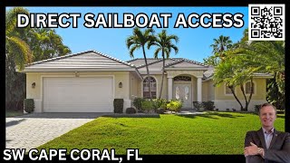 SAILBOAT ACCESS (30 Minutes) #272 | SW CAPE CORAL, FL