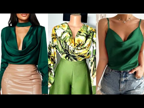 4 Different Ways To Draft A Cowl Neck Top