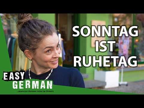 What do Germans Do on a Sunday? | Easy German 574