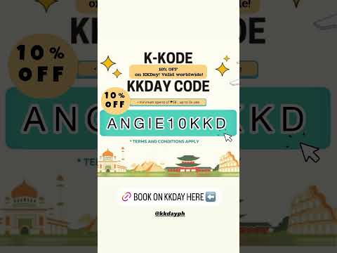 Use KKDay code: ANGIE10KKD for 10% OFF on hotels, activities, tours on KKDay app worldwide! #tw #jpn