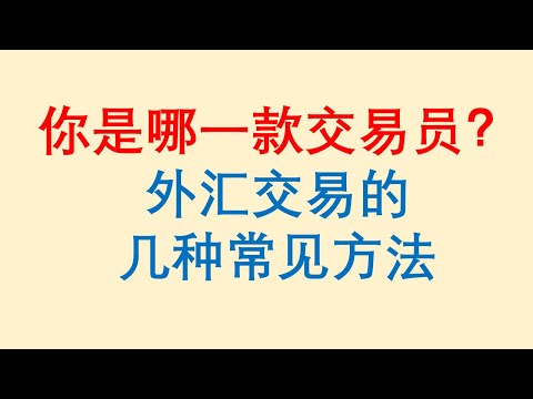 你是哪一款交易员？外汇交易的几种常见方法！Forex Trading