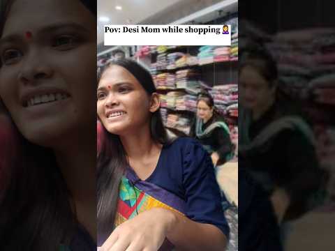 Pov: Desi Mom while shopping 🙎‍♀️ During Durga Puja | Laugh with Honey | #shorts #durgapuja #relate