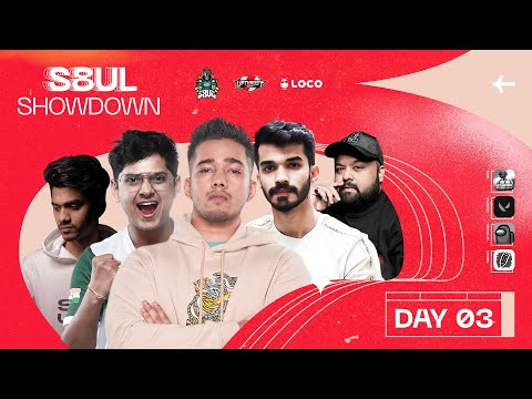 S8ul showdown Day 3 | BGMI, Valo | Feat - Thug , Scout , Sid , Payal , Goldy bhai etc.