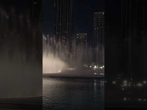 The Dubai Fountain #fountain #dancingfountain