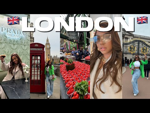 LONDON SOLO TRIP 🇬🇧| BUCKINGHAM PALACE • STREET MARKET • NIGHTLIFE • PRADA CAFE | VLOG