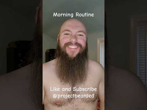 Morning Routine #bearding #beard #beards #barber #beardstyle #menshealth #beardgrooming #beardcare