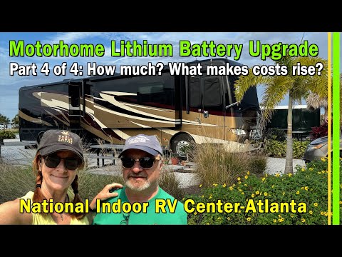 NIRVC-Atlanta | Motorhome Upgrade | Lithionics 960 Ah Lithium | Victron Controls | Part 4/4 | EP306