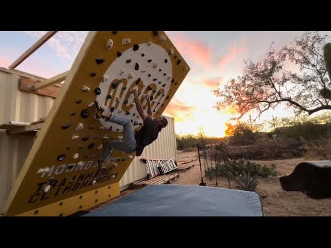 Building a Rock Climbing Wall in the Middle of the Desert (Moon Board)