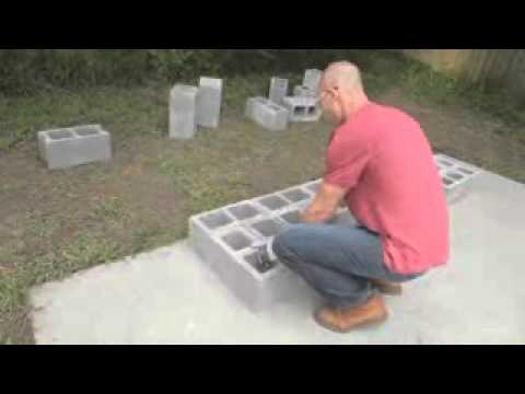 DIY Network:  How To Build a Block Garden Wall with Quikrete®