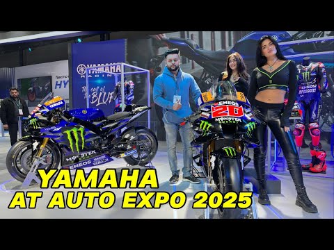 Yamaha Bikes At Auto Expo 2025 Tour Video | Nmax 155 | Yamaha Filano | New Yamaha Fzs v4 | New r15m