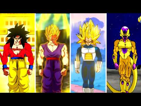 Evolution of Goku vs. Gohan vs. Vegeta vs. Frieza