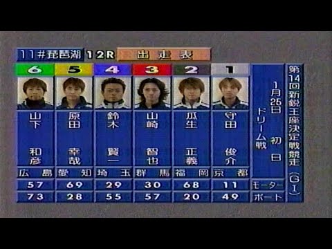 2000.1.25 びわこG1第14回新鋭王座決定戦競走・初日12Rドリーム戦