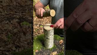 Survival Skills: Incredible Knife Lifehack for Extreme Condition. #survival #camping #lifehacks