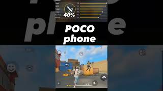 Poco phone Headshot sensitivity settings for Free Fire #shorts #viral #free_fire_shorts