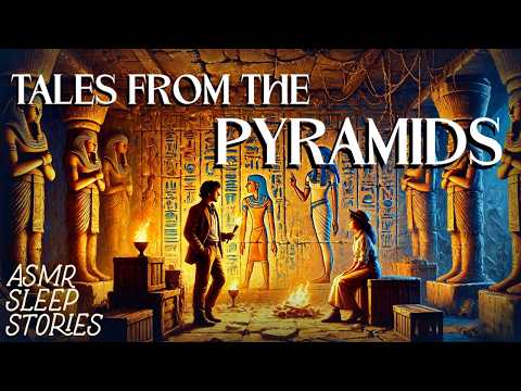 Ancient Tales of Pyramids & Pharaohs | Cozy History ASMR | Egyptian Mythology Bedtime Stories