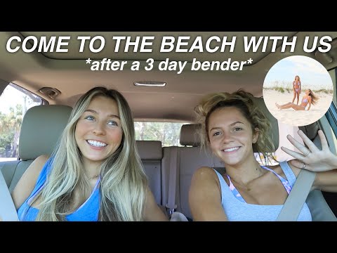 BEACH DAY VLOG *using the ocean to recover from a crazy weekend*