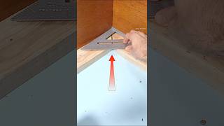 Useful woodworking tips and hacks. Easy way to always get the perfect angle #shorts #diy #skills