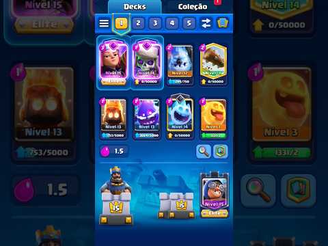 O DECK 1.5 NO #clashroyale !