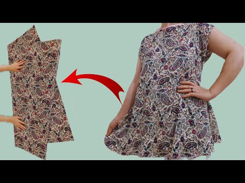 Very Easy Sewing Idea Dresses |All Size 💃Sew This In 10 Minute ✨Summer Trends Dresses So Easy