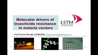 Molecular drivers of insecticide resistance in malaria vectors- by: Charles S. Wondji