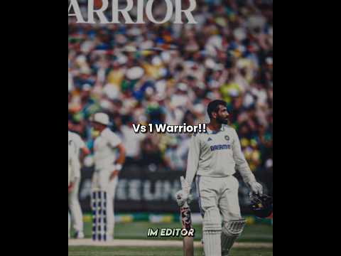 Vs 1 Warrior Jasprit Bumrah Cricket Video#shrots#jaspritbumrah#indiancricketer#testcricket#imeditor