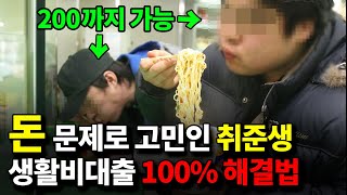 취준생 생활비대출 200만원까지 알뜰하게 받는 법 (무직자도 OK)