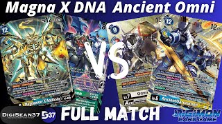 Magnamon X DNA VS Ancient Omnimon | Digimon Card Game | Special Booster Ver.2.0