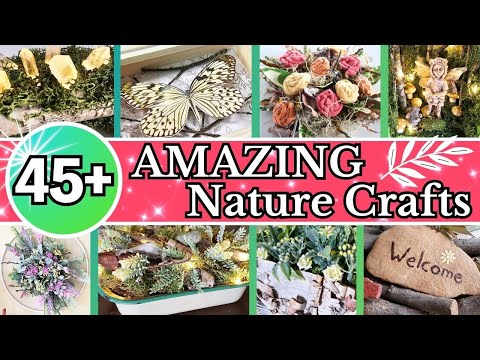 JAW DROPPING DIY Nature Crafts That Will Leave You AMAZED