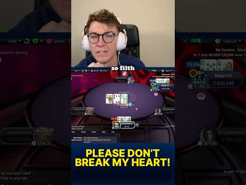 PLEASE DON’T BREAK MY HEART 💔😭 #poker #pokerstars #wcoop