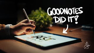 The BEST Digital NoteTaking Experience on iPad - Goodnotes Updated the Fountain Pen!