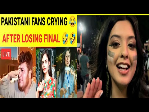 Pakistani Girl fans reaction after losing final | pak vs eng | pak fans after losing final match