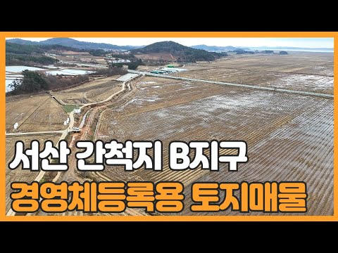 매물번호 766 【토지매물】 서산 간척지 B지구내 농림 답 평당 매매가 7.5만원 3필지로 되어 있음 경영체등록이나 대토용 토지