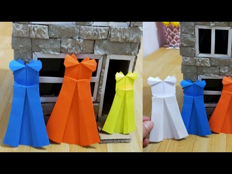 Princess Dresses origami, designed technic for fashion