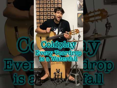 Every Teardrop Is a Waterfall by Coldplay (cover) #onemanband #acoustic #acousticcover #coldplay